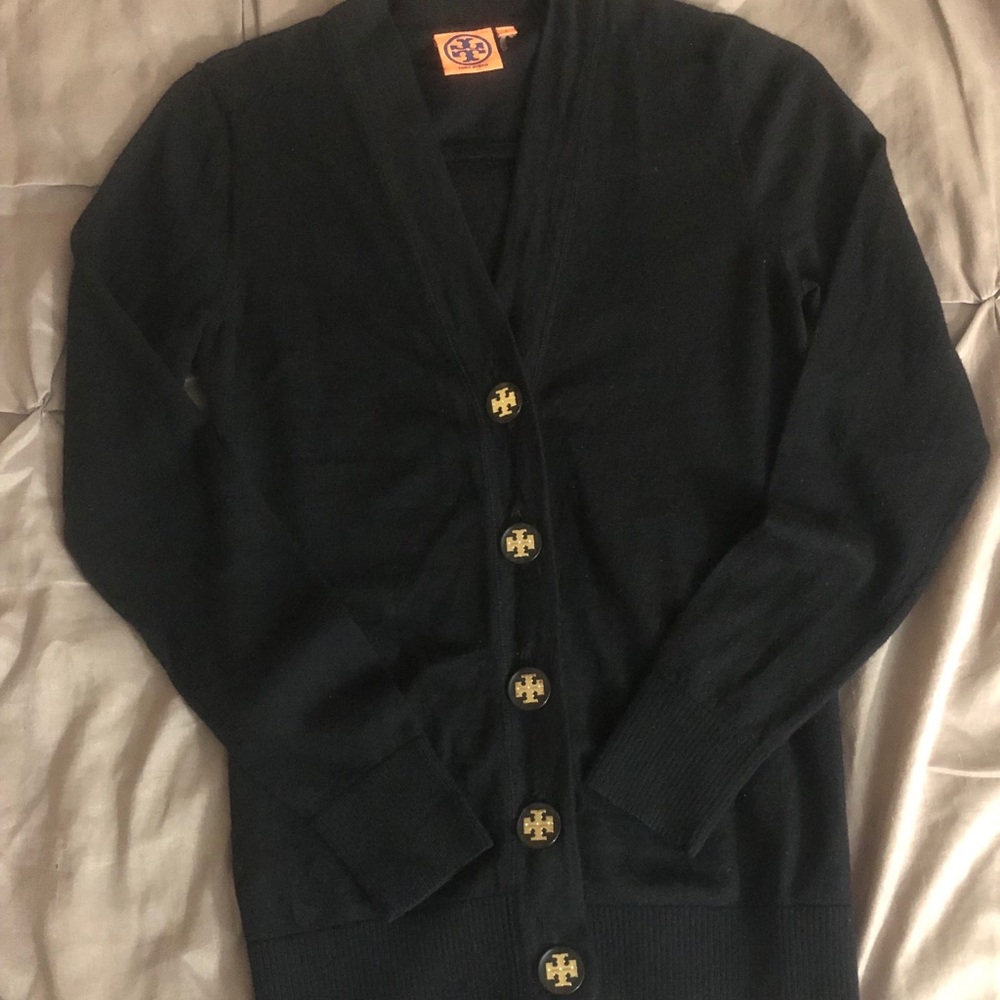 Tory Burch Merino Wool Cardigan